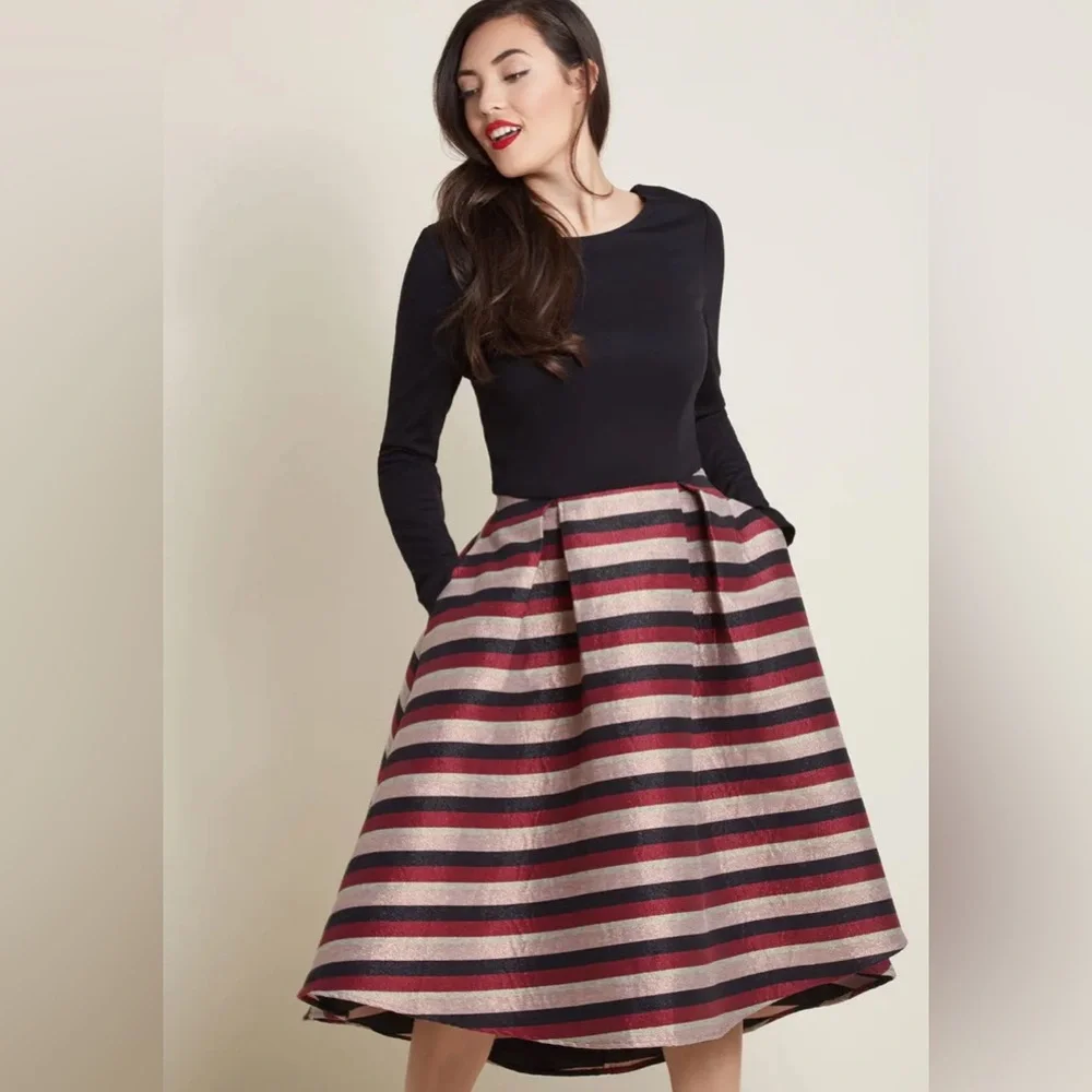 ANTHRO | Hutch Maddie‎ Striped Party Dress
